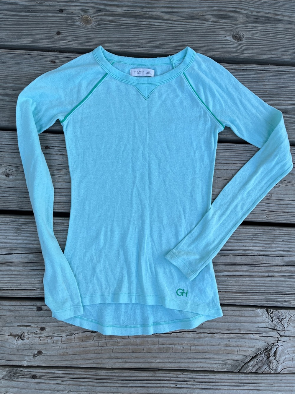 Gilly Hicks Mint Crewneck Tee